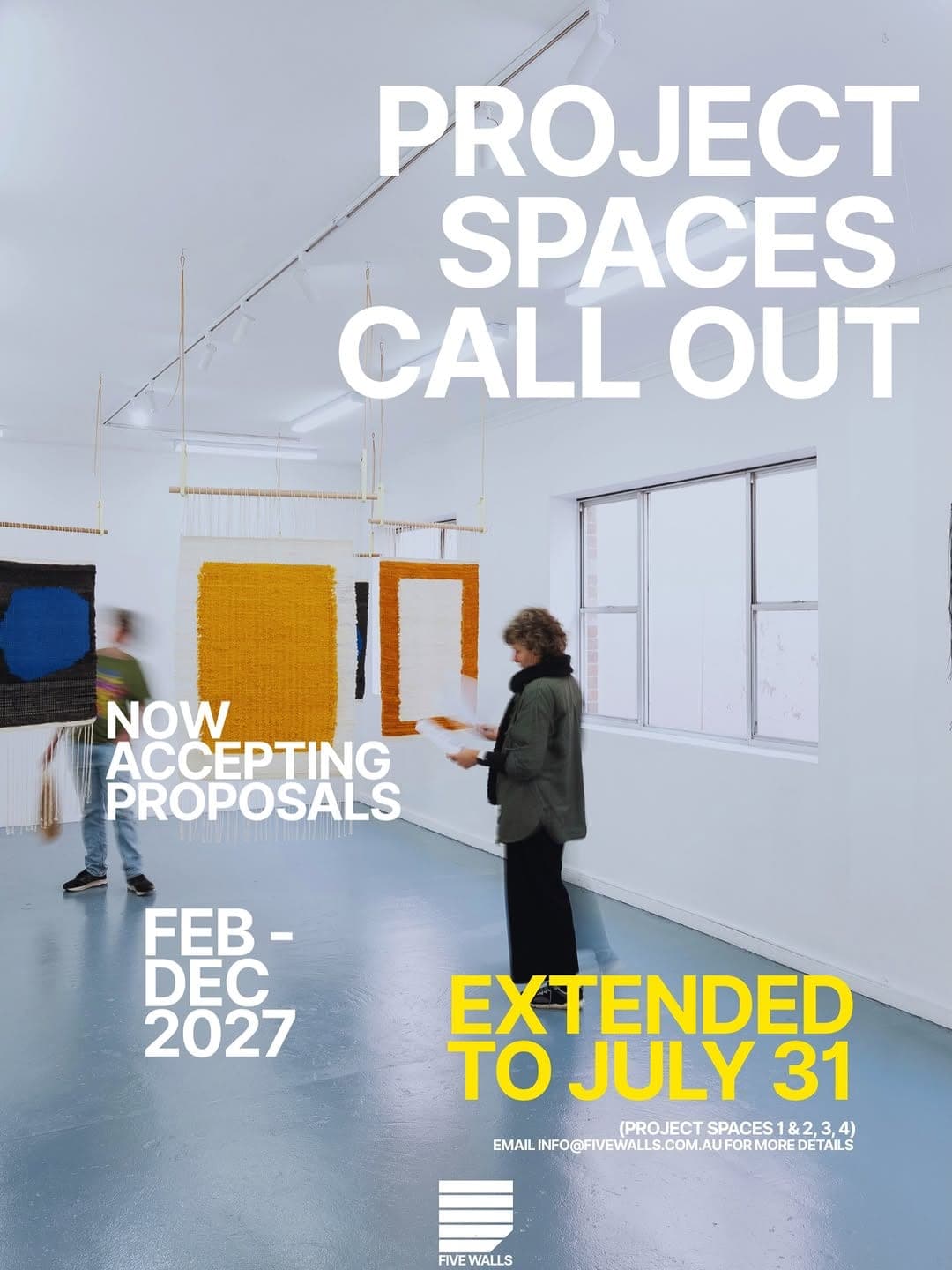 Cover for Адкрыты прыём заявак на выставы ў галерэі Five Walls на 2027 год