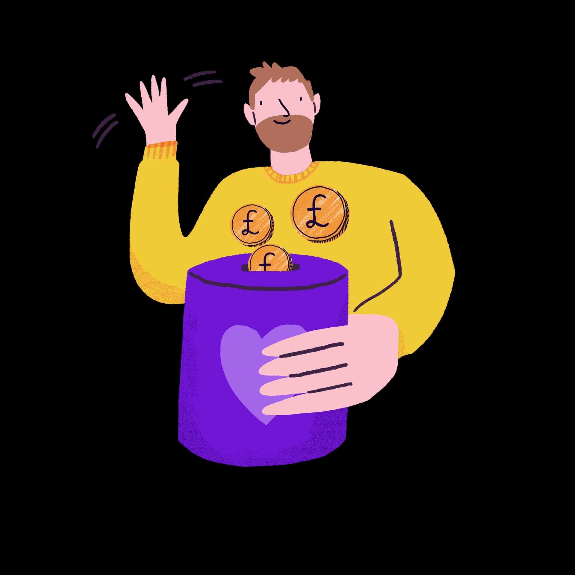 Ask for donations