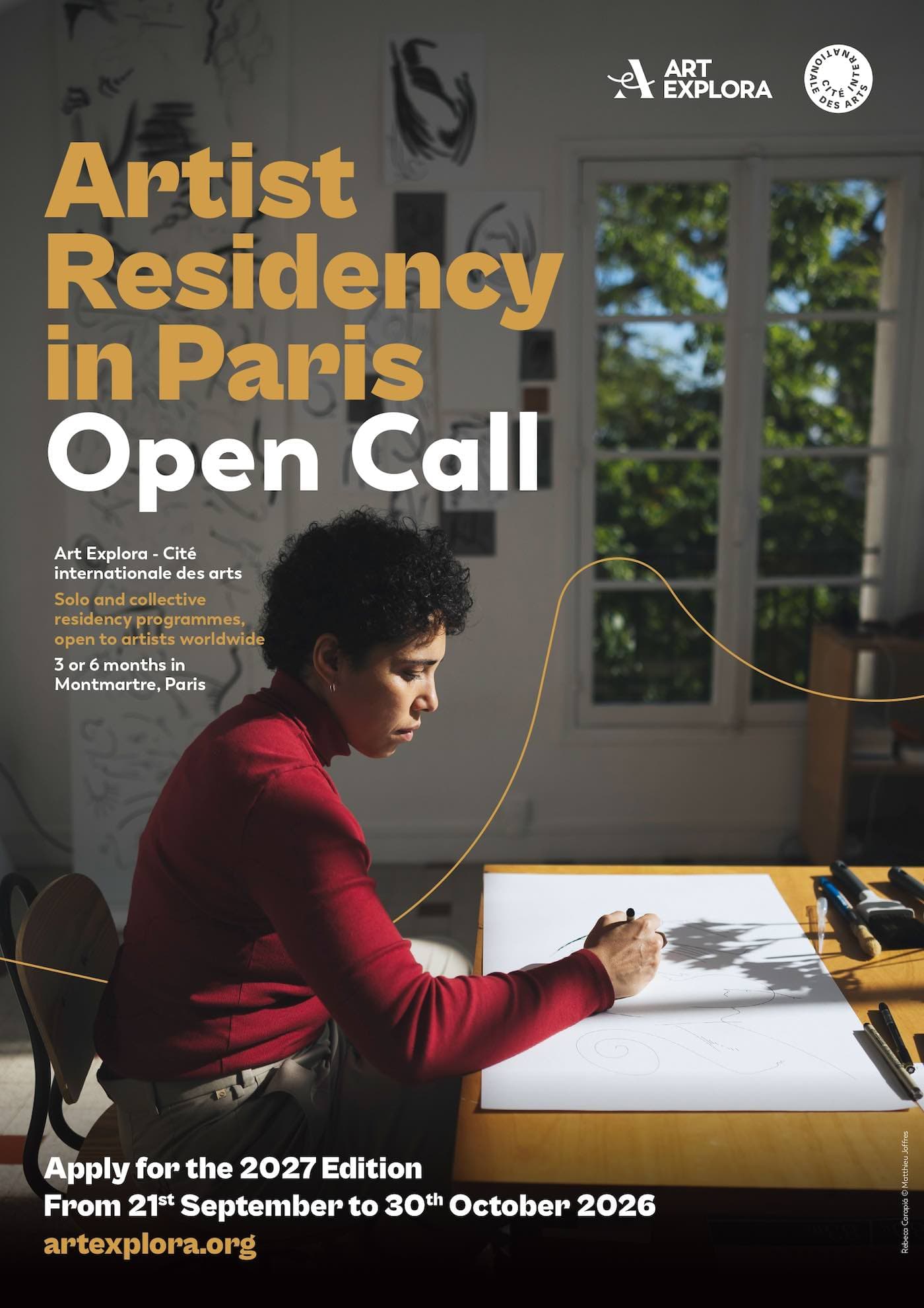 Art Explora/Cité internationale des arts: Residency Programme 2027 (France)