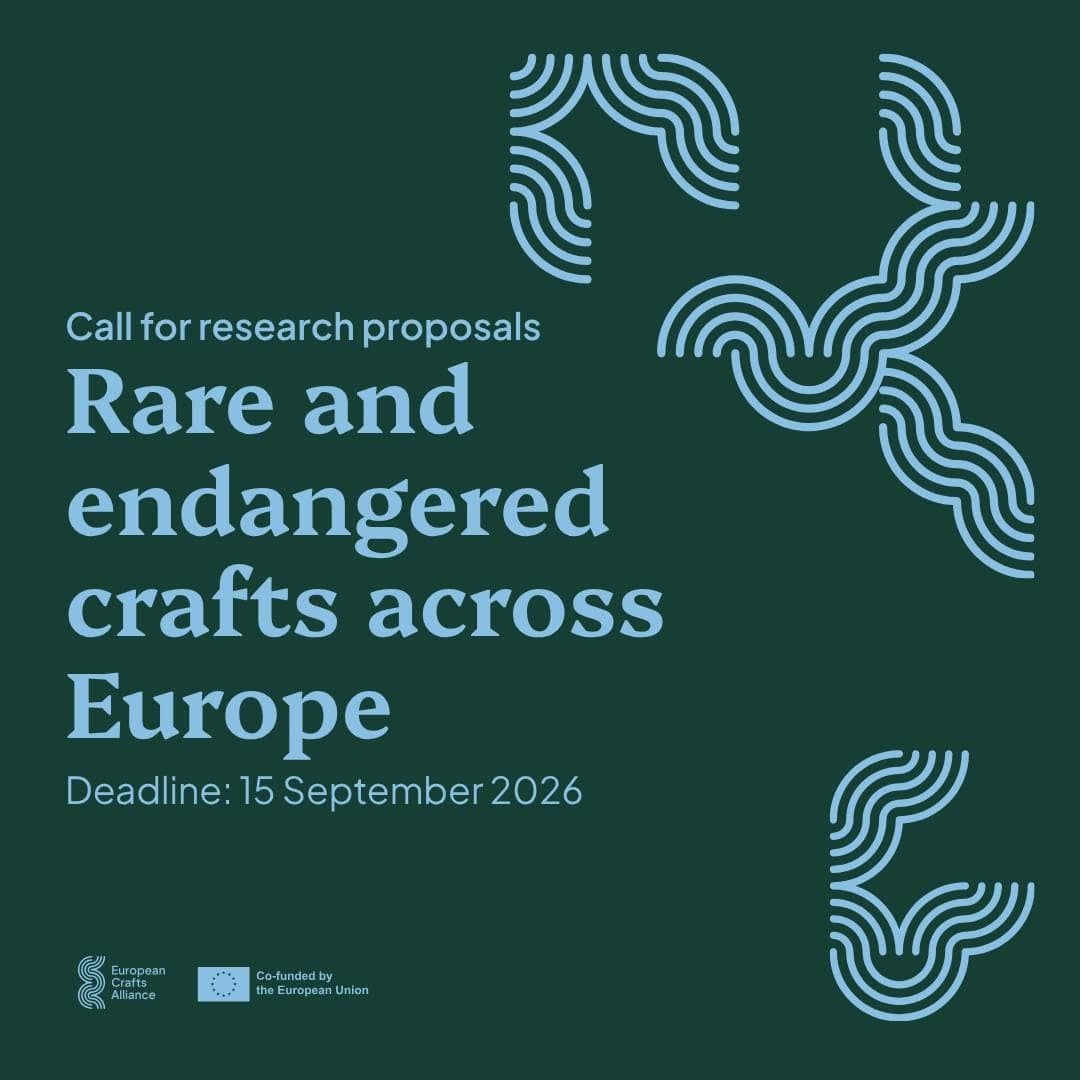European Crafts Alliance: Research Proposals on Rare and Endangered Crafts Across Europe (Remote)