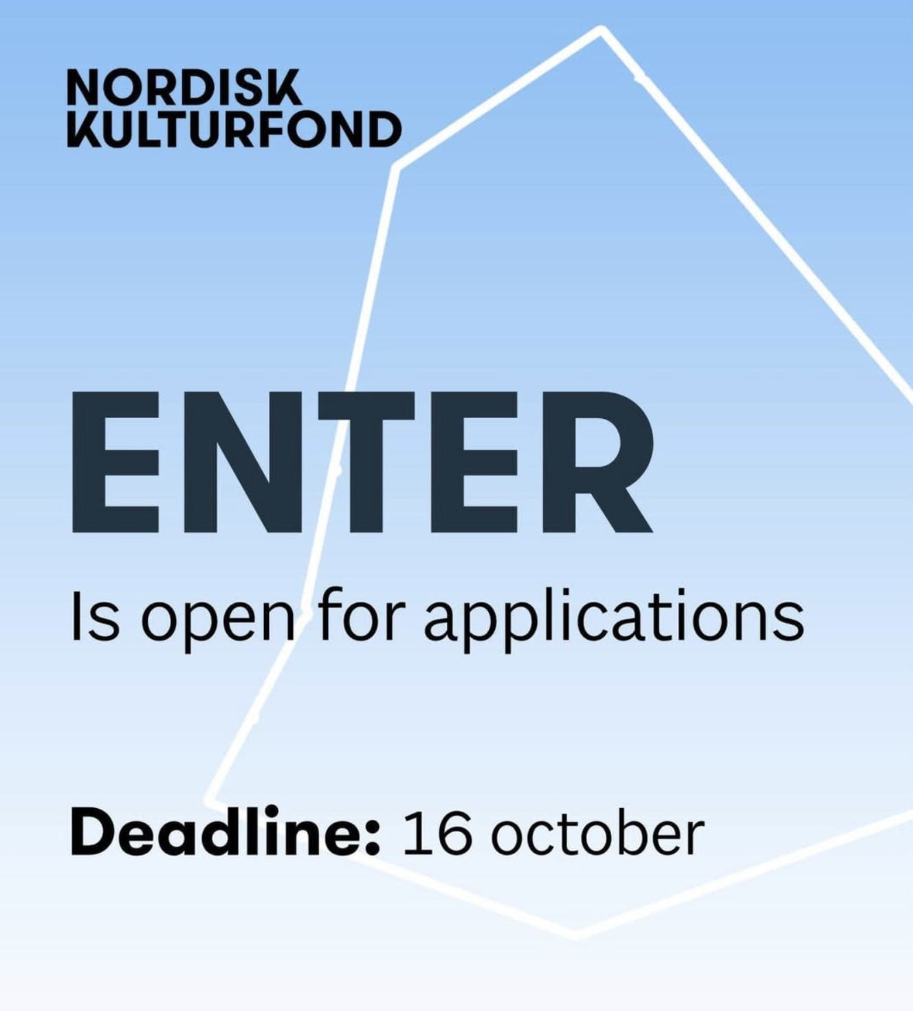 Nordic Culture Fund: ENTER Programme for Collaboration with a Nordic Focus