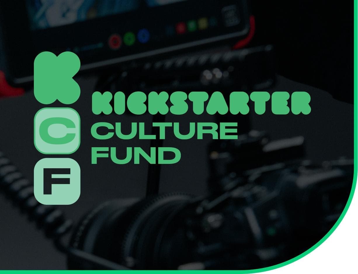 Cover for Kickstarter Culture Fund — падтрымка ад 1000 USD для творчых кампаній