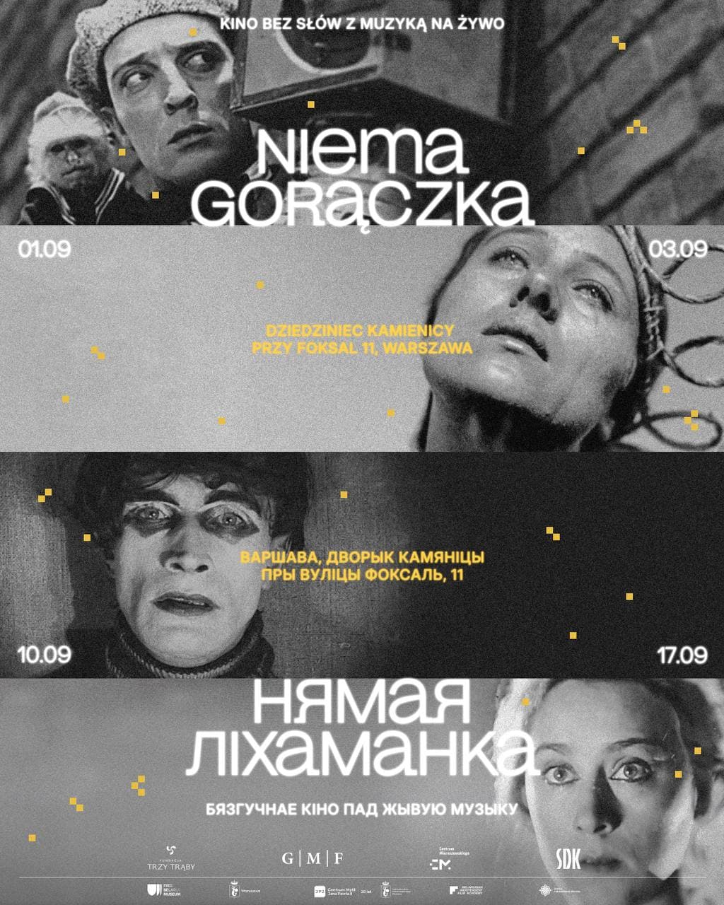 Cover for Нямая ліхаманка: паказ нямога кіно з жывой музыкай
