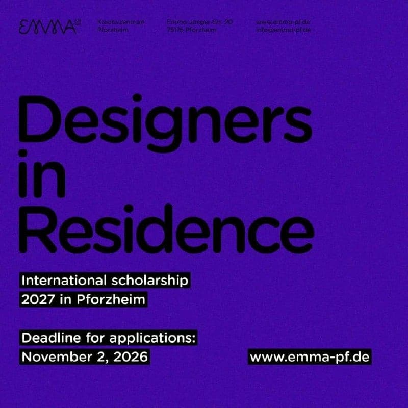 Cover for Designers in Residence 2027