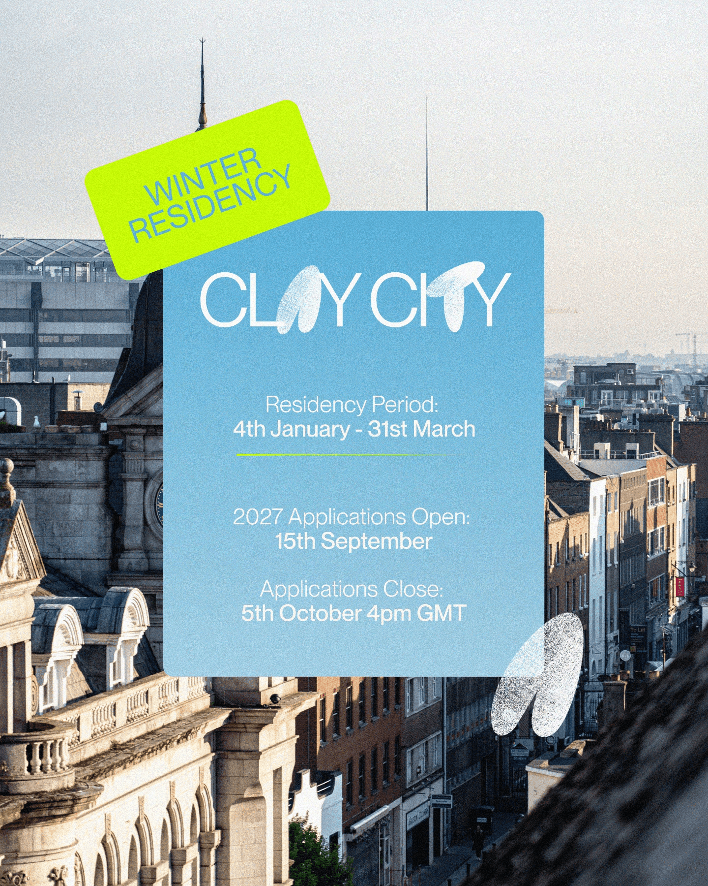 Clay City — трохмесячная рэзідэнцыя ў Дубліне для керамістаў і керамістак