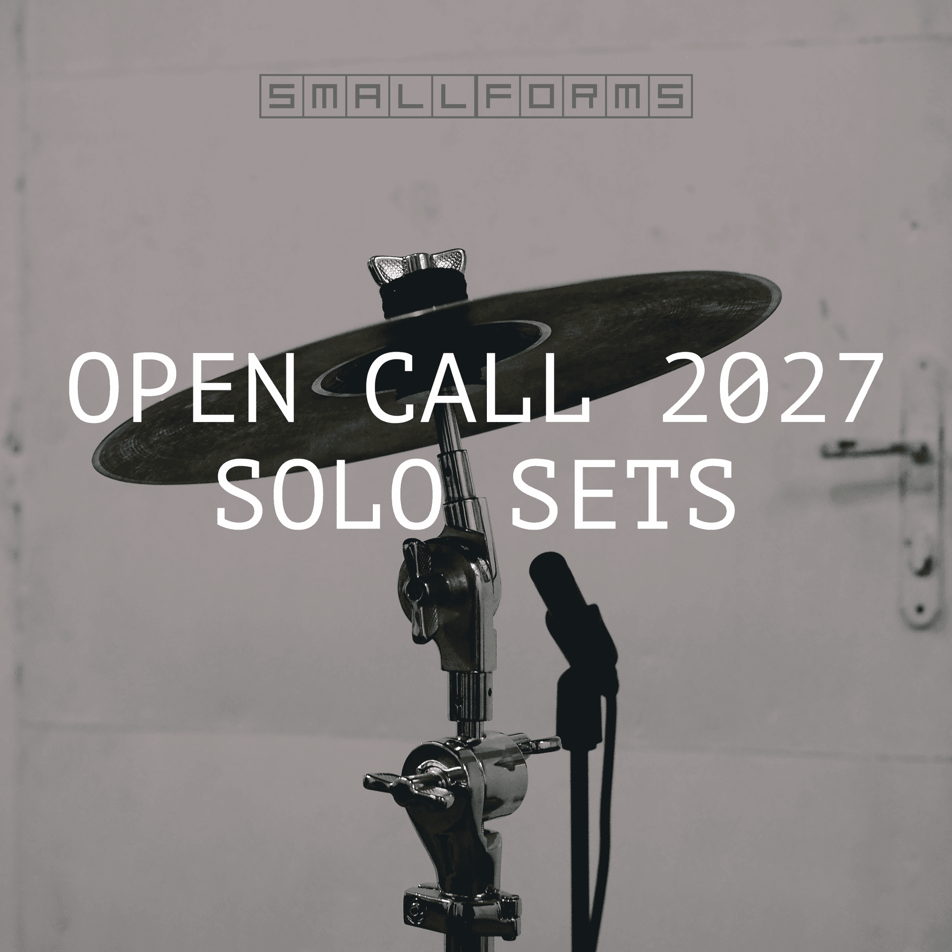 smallforms — 400 EUR за сольны live-сэт у Вене для музыкаў і саўнд-артыстаў(-ак)
