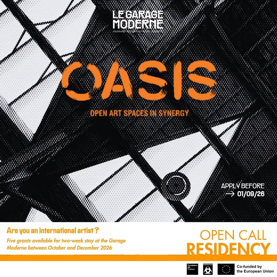 Le Garage Moderne/OASIS: Residency 2026 (France)