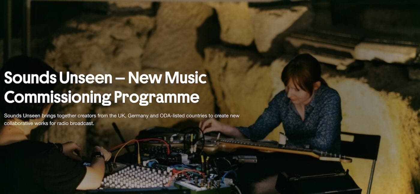 British Council: Sounds Unseen New Music Commissioning Programme 2027 (Remote)