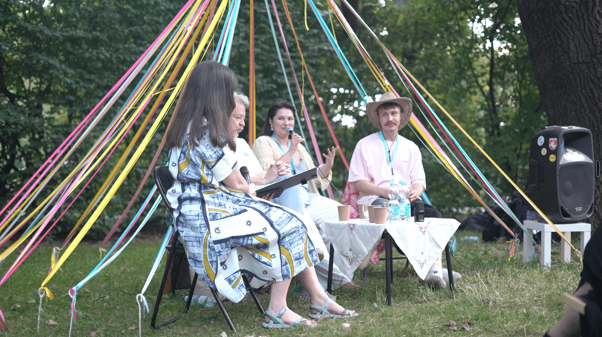 Дыскусія "Летуценнікі і практыкі: тры пакаленні беларускай культуры". Скрыншот з відэа